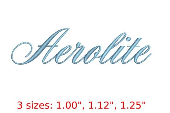 Aerolite Embroidery Font: A Seller’s Review