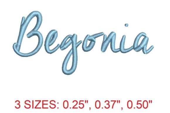 Begonia Embroidery Font: A Designer’s Review