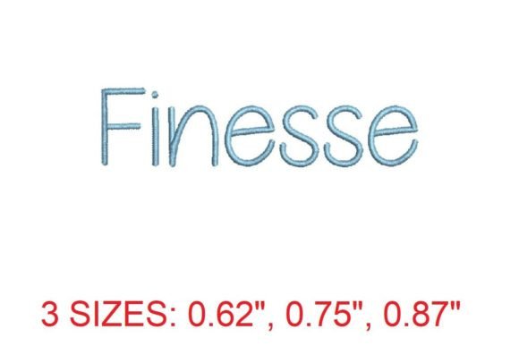 Finesse Embroidery Font Review for Etsy Sellers