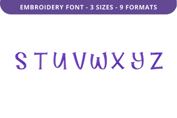 Review: Flat Alfredo Font S-Z for Craft Fairs