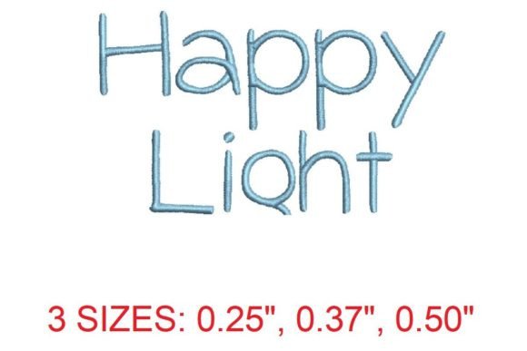 Review: Happy Light Embroidery Font for Etsy Shops