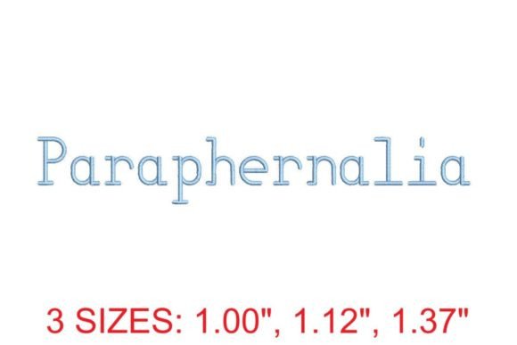 Review: Paraphernalia Embroidery Font for Gifts
