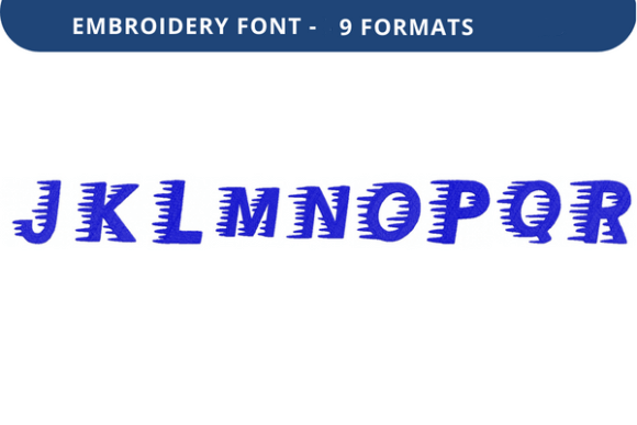 Review: Winter Sprinter Font J to R for Embroidery