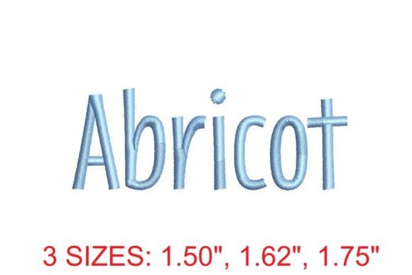 Reviewing Abricot Embroidery Font for Boutique Sweatshirts