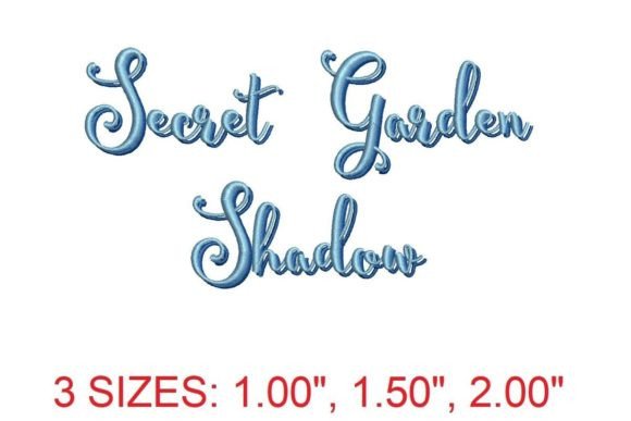 Reviewing Secret Garden Shadow Font for Etsy Shops