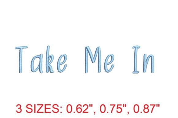 Take Me in Embroidery Font: A Seller’s Review