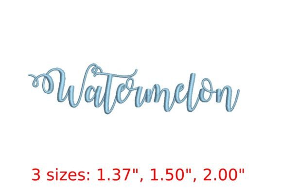 Watermelon Font: A Sweet Review for Seasonal Stitching